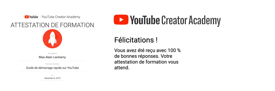 certification référencement youtube